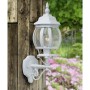 Luz de Parede Brilliant Istria Branco Alumínio Cristal 60 W E27 de Brilliant, Apliques de exterior - Ref: S7167016, Preço: 49...