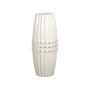 Florero Romimex Blanco Plateado Cerámica 13 x 32 x 13 cm de Romimex, Jarrones - Ref: D1616833, Precio: 48,25 €, Descuento: %