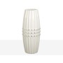 Florero Romimex Blanco Plateado Cerámica 13 x 32 x 13 cm de Romimex, Jarrones - Ref: D1616833, Precio: 48,25 €, Descuento: %