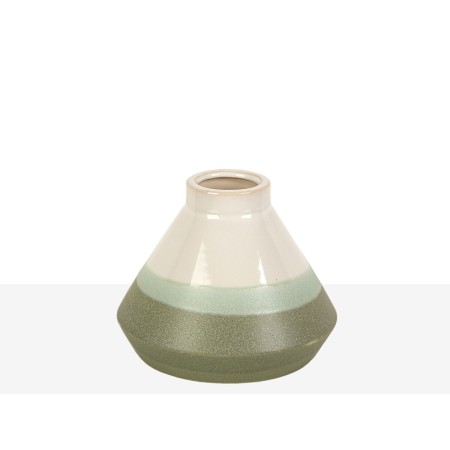 Vaso Romimex Verde Creme Cerâmica 16 x 13 x 16 cm de Romimex, Jarrões - Ref: D1616836, Preço: 16,64 €, Desconto: %