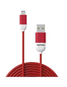 Cable USB a Lightning Pantone 1,5 m Rojo de Pantone, Cables Lightning - Ref: S7783818, Precio: 17,34 €, Descuento: %