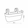 Hanging Planter Elho White Plastic 24 x 46 x 26,5 cm by Elho, Hanging Planters & Baskets - Ref: S7167356, Price: 29,22 €, Dis...