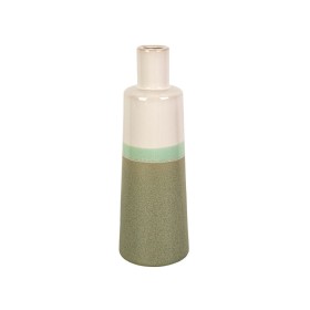 Vase Romimex Green Cream Ceramic 12 x 35 x 12 cm by Romimex, Vases - Ref: D1616845, Price: 23,86 €, Discount: %