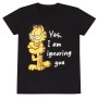 Unisex Short Sleeve T-Shirt Garfield Ignoring You Black by Garfield, T-Shirts - Ref: D0801083, Price: 22,75 €, Discount: %