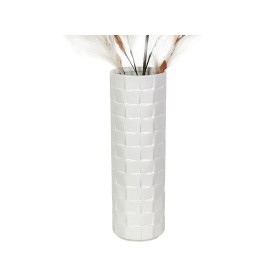 Vase Romimex White Ceramic 13 x 40 x 13 cm by Romimex, Vases - Ref: D1616859, Price: 26,93 €, Discount: %