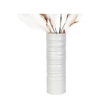 Florero Romimex Blanco Cerámica 12 x 35 x 12 cm de Romimex, Jarrones - Ref: D1616862, Precio: 20,15 €, Descuento: %