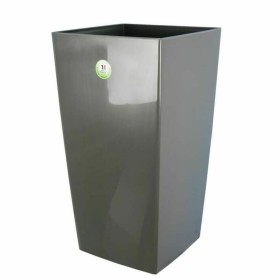 Plant pot Riviera Nuance Grey 38 x 38 x 69 cm 67 L Squared Plastic by Riviera, Flower Pots - Ref: S7168099, Price: 67,51 €, D...