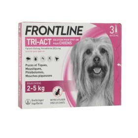 Pipette for Dogs Frontline Tri-Act 2-5 Kg by Frontline, Anti-flea pipettes - Ref: S7168557, Price: 39,59 €, Discount: %