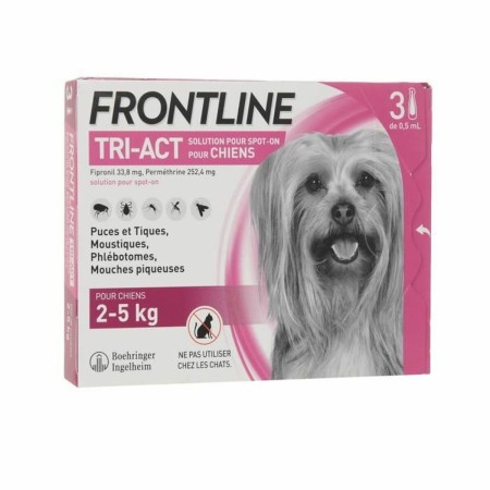 Pipette pour chien Frontline Tri-Act 2-5 Kg de Frontline, Pipettes anti-puces - Réf : S7168557, Prix : 39,59 €, Remise : %