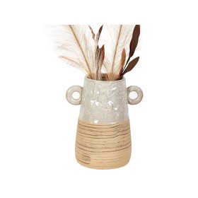 Vase Romimex Beige Céramique 18 x 20 x 18 cm 18 x 20 x 26 cm Avec des poignées de Romimex, Vases - Réf : D1616892, Prix : 19,...