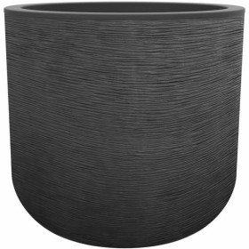 Plant pot EDA Grey Dark grey Plastic Circular Modern Ø 50 cm by EDA, Flower Pots - Ref: S7169117, Price: 52,11 €, Discount: %