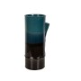 Vase Romimex Blue/Black Ceramic 16 x 34 x 16 cm by Romimex, Vases - Ref: D1616906, Price: 30,18 €, Discount: %