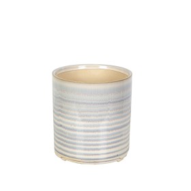 Vaso Romimex Azzurro Bianco Ceramica 18 x 18 x 18 cm di Romimex, Vasi tradizionali - Rif: D1616910, Prezzo: 20,87 €, Sconto: %