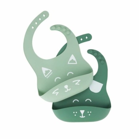 Bavoir Babymoov A007608 Vert Silicone (2 Unités) de Babymoov, Bavoirs - Réf : S7170114, Prix : 34,69 €, Remise : %