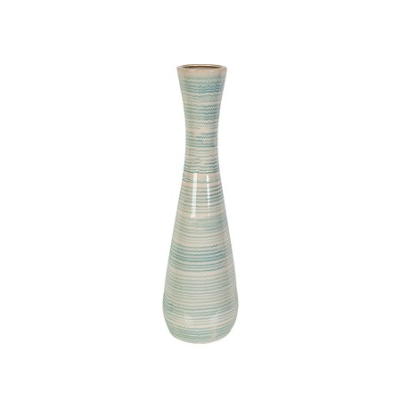 Vase Romimex Bleu Blanc Céramique 20 x 69 x 20 cm de Romimex, Vases - Réf : D1616912, Prix : 107,85 €, Remise : %