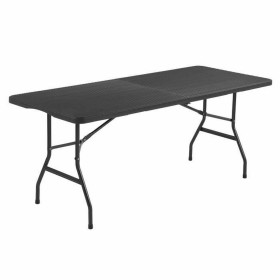 Table Piable 180 x 74 x 73,5 cm Acier Polyéthylène de BigBuy Outdoor, Tables de pique-nique - Réf : S7170633, Prix : 81,47 €,...