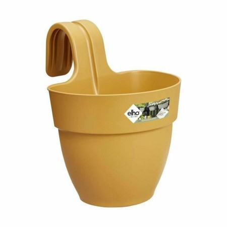 Vaso Elho Vibia 24,1 x 20,5 x 26,5 cm Giallo di Elho, Vasi tradizionali - Rif: S7170691, Prezzo: 25,17 €, Sconto: %