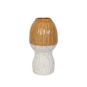 Vase Romimex Jaune Blanc Céramique 19 x 37 x 19 cm de Romimex, Vases - Réf : D1616920, Prix : 58,54 €, Remise : %