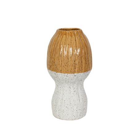 Vase Romimex Jaune Blanc Céramique 19 x 37 x 19 cm de Romimex, Vases - Réf : D1616920, Prix : 58,54 €, Remise : %