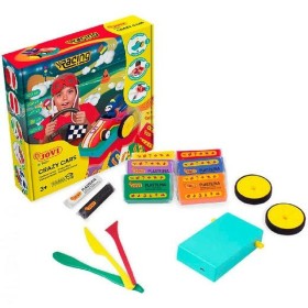 Juego de Plastilina Jovi Crazy Cars Racing Multico