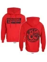 Polar com Capuz Unissexo Dungeons & Dragons Logo Vermelho | Tienda24 Tienda24.eu