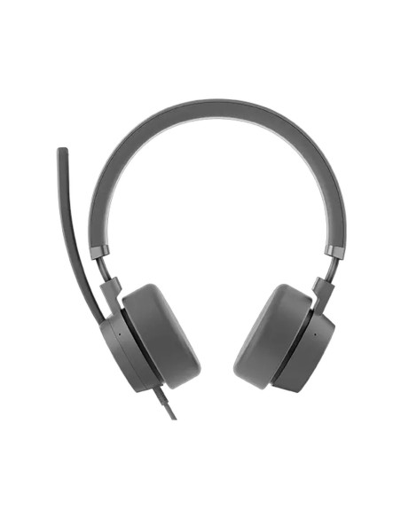 Casques avec Microphone Lenovo Gris | Tienda24 Tienda24.eu