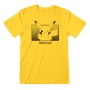 Camiseta de Manga Corta Unisex Pokémon Pikachu Katakana Amarillo de Pokémon, Camisetas - Ref: D0801090, Precio: 22,75 €, Desc...