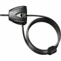 Kabel mit Vorhängeschloss Master Lock 8417DPRO Schwarz | Tienda24 - Global Online Shop Tienda24.eu