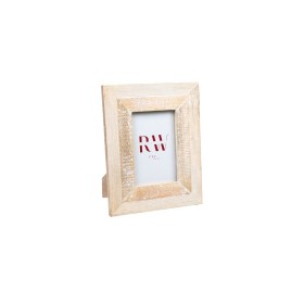 Cadre photo Romimex Blanc Bois de manguier Bois MDF 2 x 15 x 10 cm de Romimex, Cadres muraux et de table - Réf : D1616959, Pr...