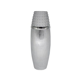 Vase Romimex Silver Ceramic 14 x 41 x 14 cm by Romimex, Vases - Ref: D1616972, Price: 25,85 €, Discount: %