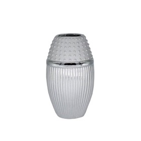 Vase Romimex Silver Ceramic 15 x 26 x 11 cm by Romimex, Vases - Ref: D1616975, Price: 16,69 €, Discount: %