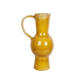 Vase Romimex Moutarde Céramique 30 x 50 x 20 cm Avec poignée de Romimex, Vases - Réf : D1616987, Prix : 85,24 €, Remise : %