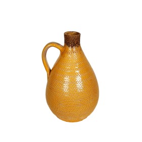 Vase Romimex Moutarde Céramique 20 x 30 x 20 cm Avec poignée de Romimex, Vases - Réf : D1616988, Prix : 59,58 €, Remise : %