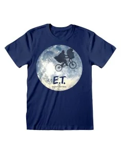 Camiseta de Manga Corta E.T. Moon Silhouette Azul Unisex de E.T., Camisetas - Ref: D0800426, Precio: €23.79, Descuento: %