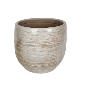 Vaso Romimex Beige Ceramica 27 x 26 x 27 cm di Romimex, Cachepot - Rif: D1617017, Prezzo: 30,36 €, Sconto: %