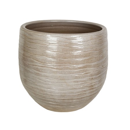 Macetero Romimex Beige Cerámica 30 x 30 x 30 cm de Romimex, Maceteros - Ref: D1617018, Precio: 51,34 €, Descuento: %