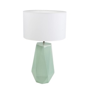 Lampe de bureau Romimex Turquoise Céramique Percale 35 x 67 x 35 cm de Romimex, Lampes de chevet - Réf : D1617027, Prix : 149...