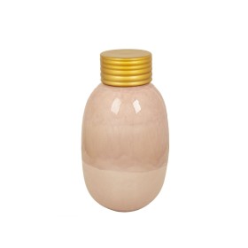 Tin Romimex Pink Golden Ceramic 17 x 30 x 17 cm With lid by Romimex, Ornaments - Ref: D1617028, Price: 63,66 €, Discount: %