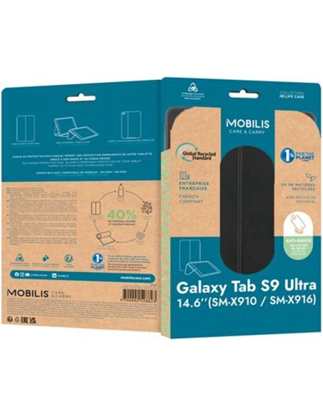 Funda para Tablet Mobilis 068010 14,6" Galaxy Tab S9 Ultra Negro | Tienda24 Tienda24.eu