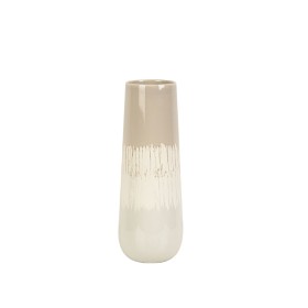 Vase Romimex Beige Grey Ceramic 14 x 34 x 14 cm by Romimex, Vases - Ref: D1617029, Price: 49,27 €, Discount: %