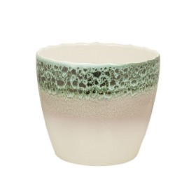 Vaso Romimex Bianco Verde Ceramica 27 x 23 x 27 cm di Romimex, Cachepot - Rif: D1617038, Prezzo: 49,28 €, Sconto: %