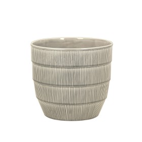 Planter Romimex Grey Ceramic 27 x 24 x 27 cm by Romimex, Cachepots - Ref: D1617039, Price: 26,74 €, Discount: %