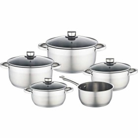 Cookware Quid (3 pcs) Stainless steel | Tienda24 - Global Online Shop Tienda24.eu