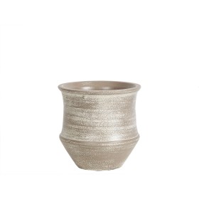 Planter Romimex Grey Ceramic 18 x 18 x 18 cm by Romimex, Cachepots - Ref: D1617051, Price: 13,62 €, Discount: %