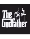 Camisola de Manga Curta The Godfather Logo Preto Unissexo | Tienda24 Tienda24.eu