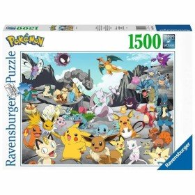 Puzzle Pokémon Classics Ravensburger 1500 Pièces de Pokémon, Puzzles classiques - Réf : S7173945, Prix : 37,67 €, Remise : %