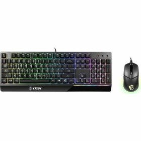 clavier et souris MSI VIGOR GK30 COMBO Noir de MSI, Ensembles Clavier et Souris - Réf : S7174689, Prix : 87,83 €, Remise : %