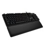 Teclado Bluetooth con Soporte para Tablet Logitech G513 CARBON LIGHTSYNC RGB Mechanical Gaming Keyboard, GX Brown Francés AZE...