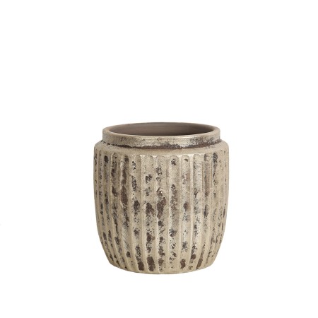 Vaso Romimex Beige Ceramica 24 x 24 x 24 cm di Romimex, Cachepot - Rif: D1617059, Prezzo: 27,56 €, Sconto: %