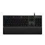 Teclado Bluetooth con Soporte para Tablet Logitech G513 CARBON LIGHTSYNC RGB Mechanical Gaming Keyboard, GX Brown Francés AZE...